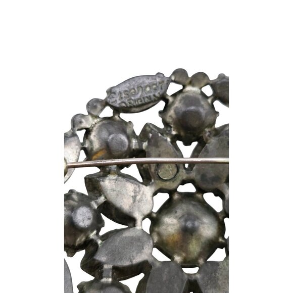 Wowsa! Huge Eisenberg Original Insanely Sparkly Rhinestone Brooch (A8641) - Picture 6 of 8